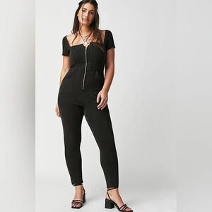 FREE PEOPLE We The Free Curvy- Selena Slim Leg One-Piece Jumpsuit XXL